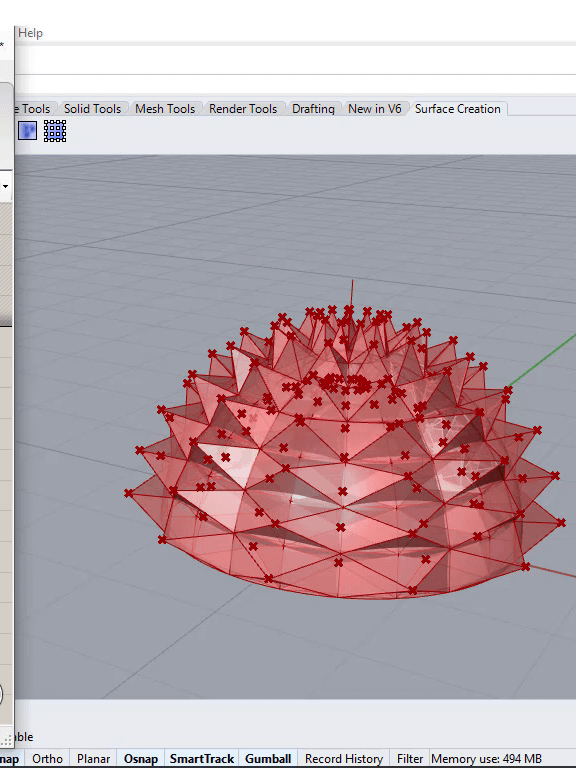 Parametric Facade Design by Subdivision Grasshopper Rhino Files Download product image (2)