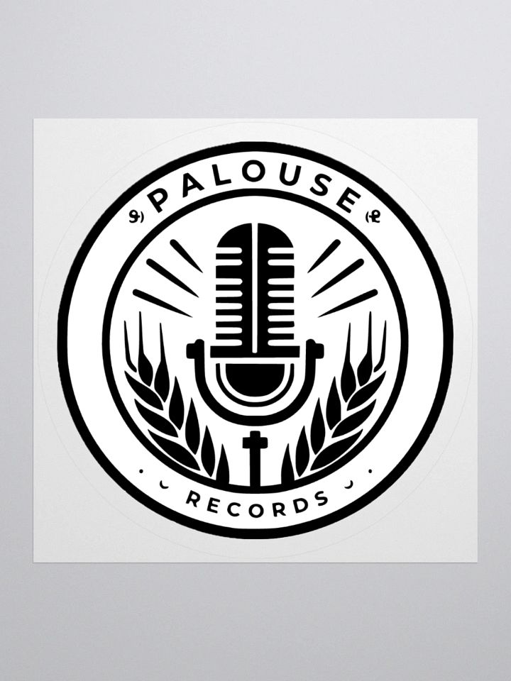 Vintage Microphone Logo Stickers product image (1)