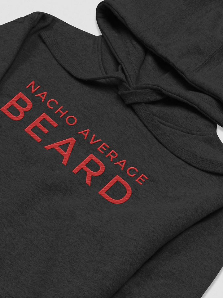 Men's Nacho Average Beard Hoodies (Red Embroidery) product image (2)