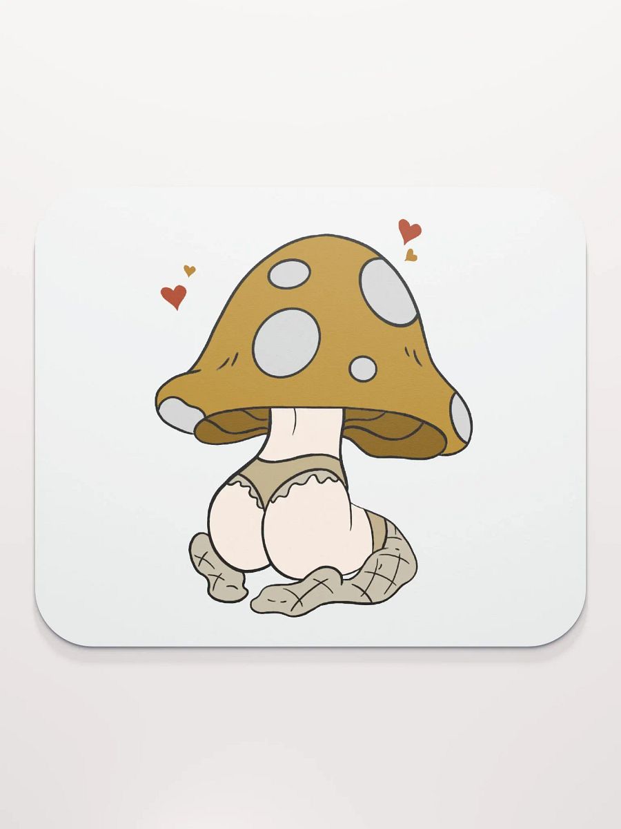 Mushroom Baddie Desk Mat - Orange product image (2)