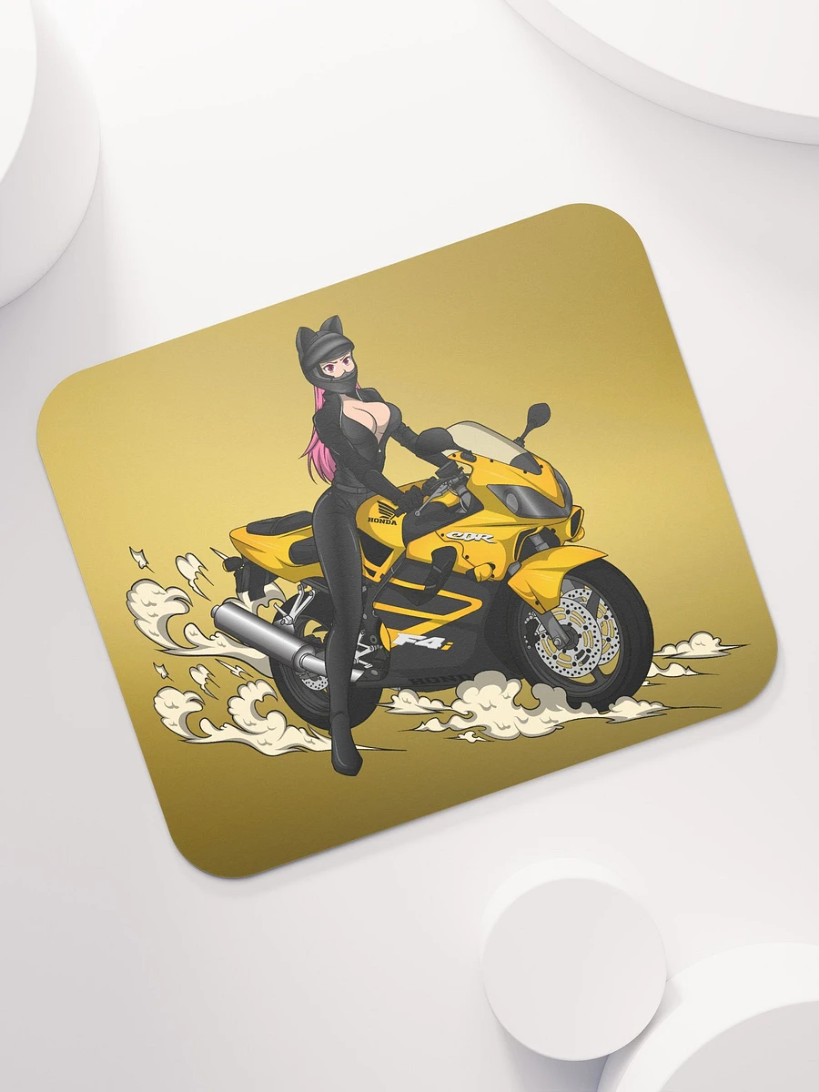 Biker Cat Girl Mousepad product image (7)