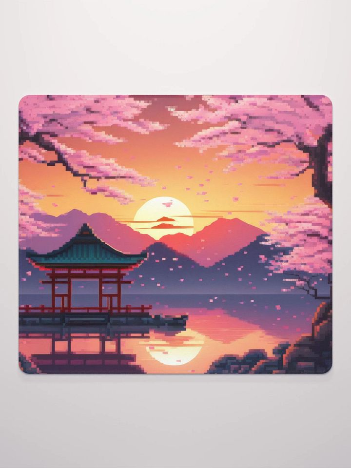 Cherry Blossom 8-bit Gaming Mouse Pad product image (2)