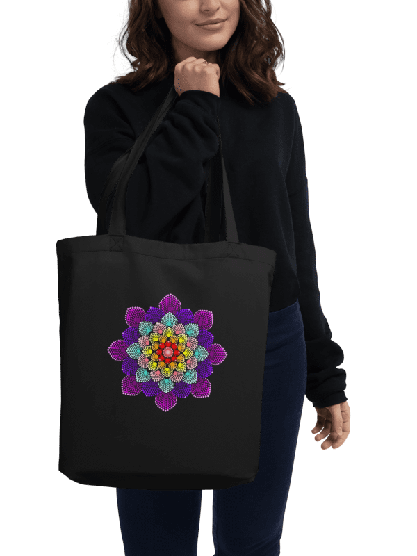 Colorful Dot Mandala Eco-Friendly Tote Bag product image (2)