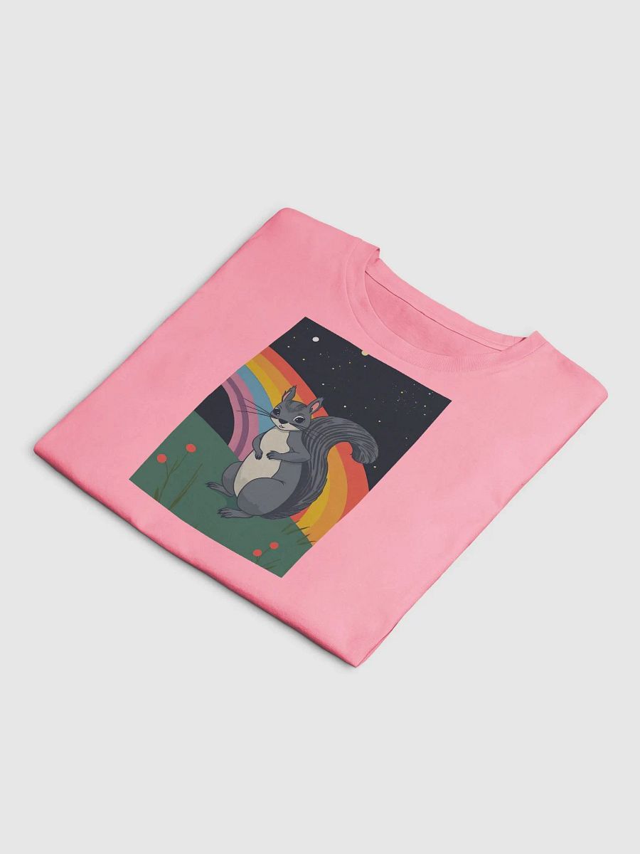 Rainbow Night Squirrel Crop Top product image (4)