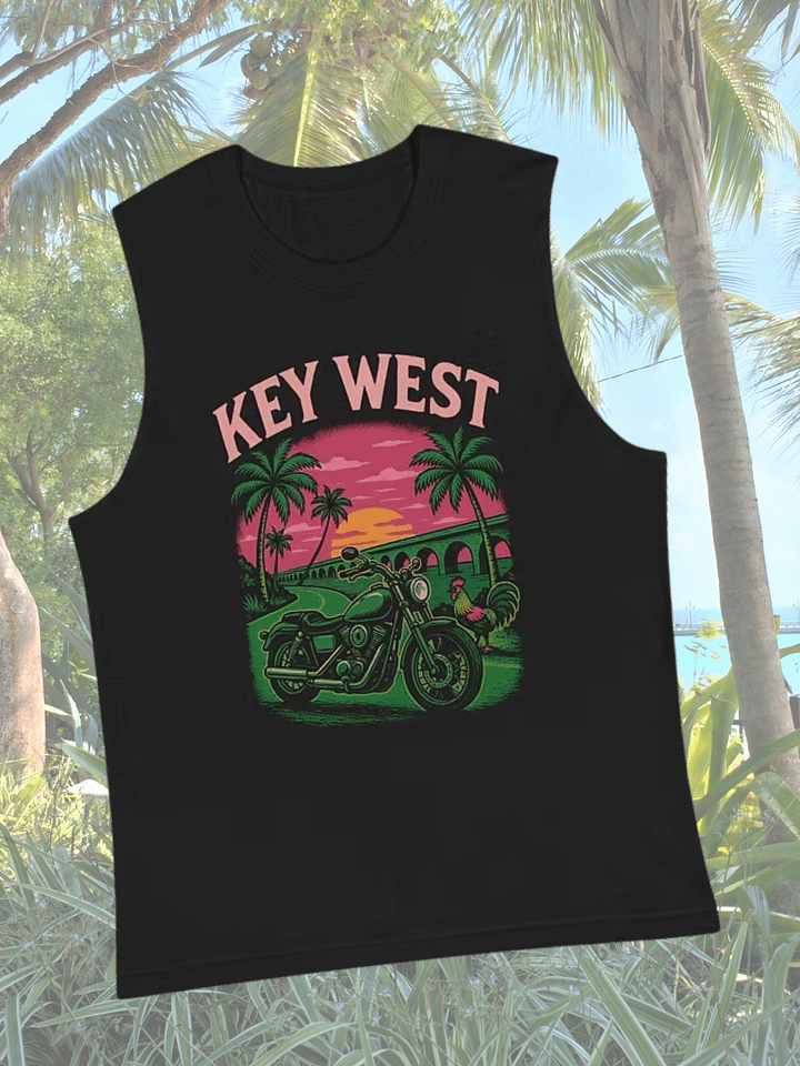 Key West Rider Rooster Men's Tank Top product image (1)