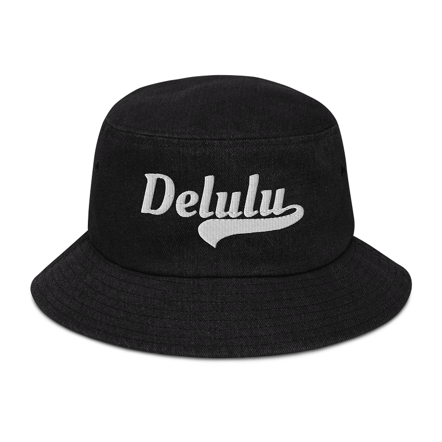 Delulu Denim Bucket Hat product image (1)