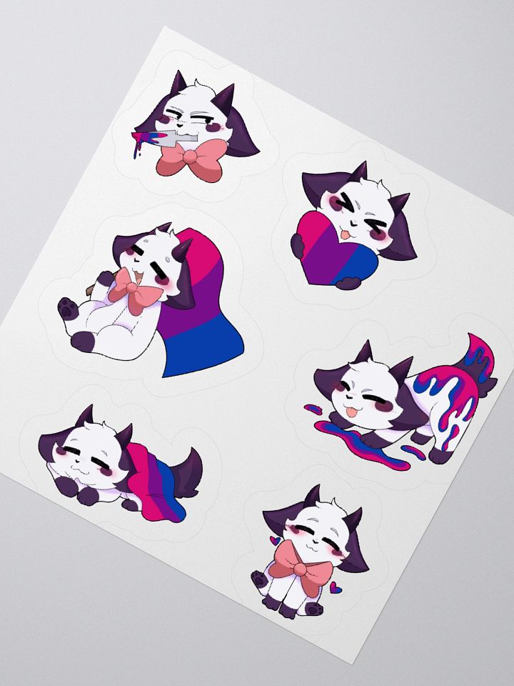 PRIDE/Bisexual Sticker sheet product image (2)
