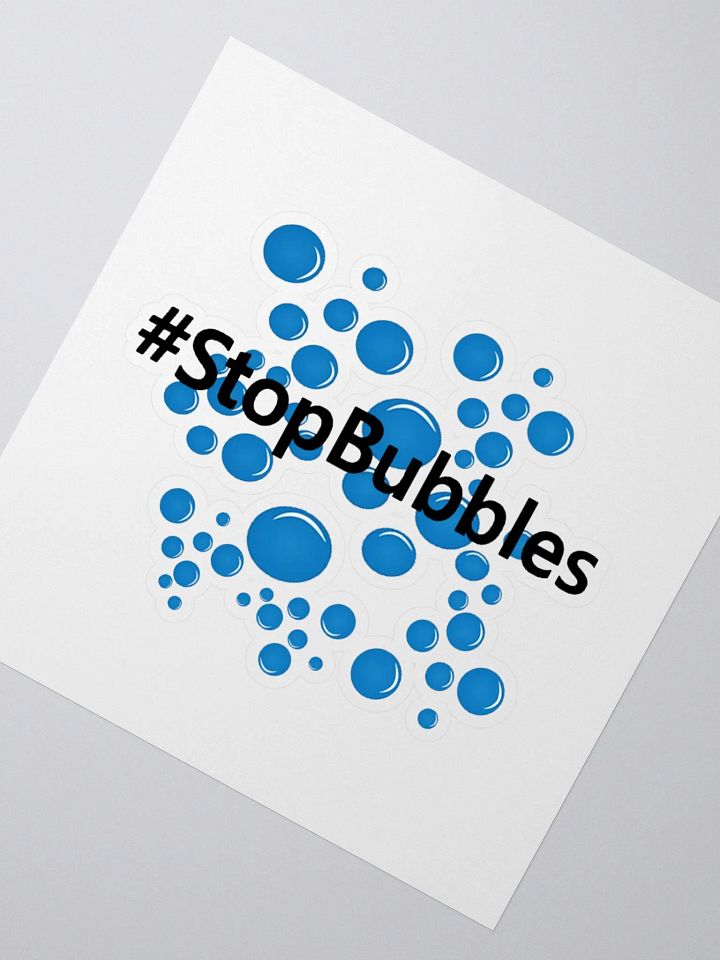 Stop bubbles stickers product image (5)