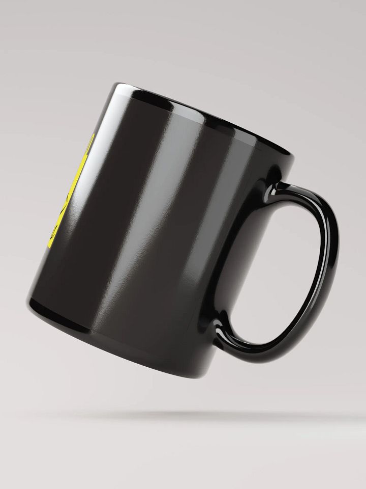Volcano Vibes Black Glossy Mug product image (2)