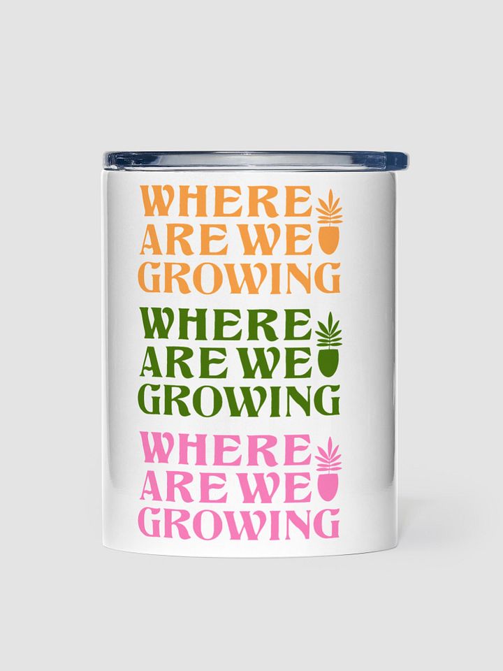 Where Are We Growing Repeating Pattern Small Tumbler product image (2)