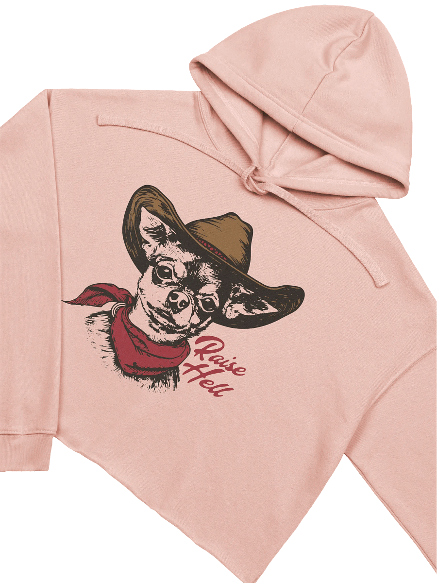 Raise Hell Chihuahua Crop Hoodie product image (7)