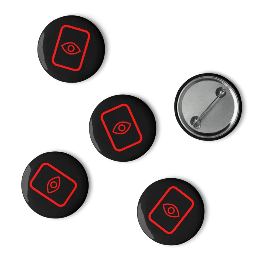 EyeSeeThru Logo Button Pins product image (5)