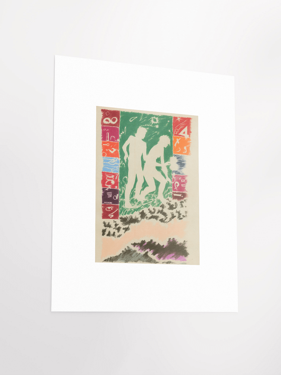 Couple in Green 02.05.90 Print product image (4)