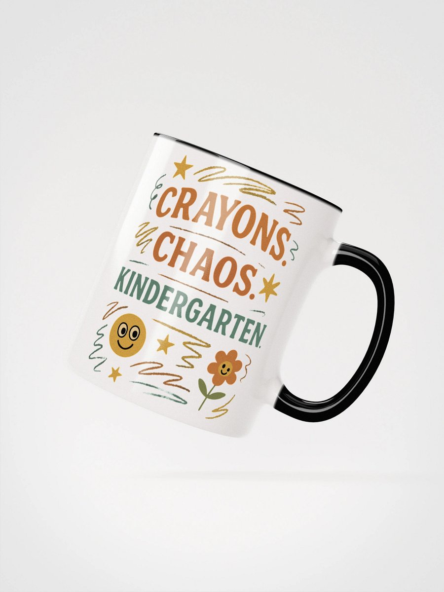 Crayons. Chaos. Kindergarten. Mug – Funny Teacher Coffee Cup product image (27)