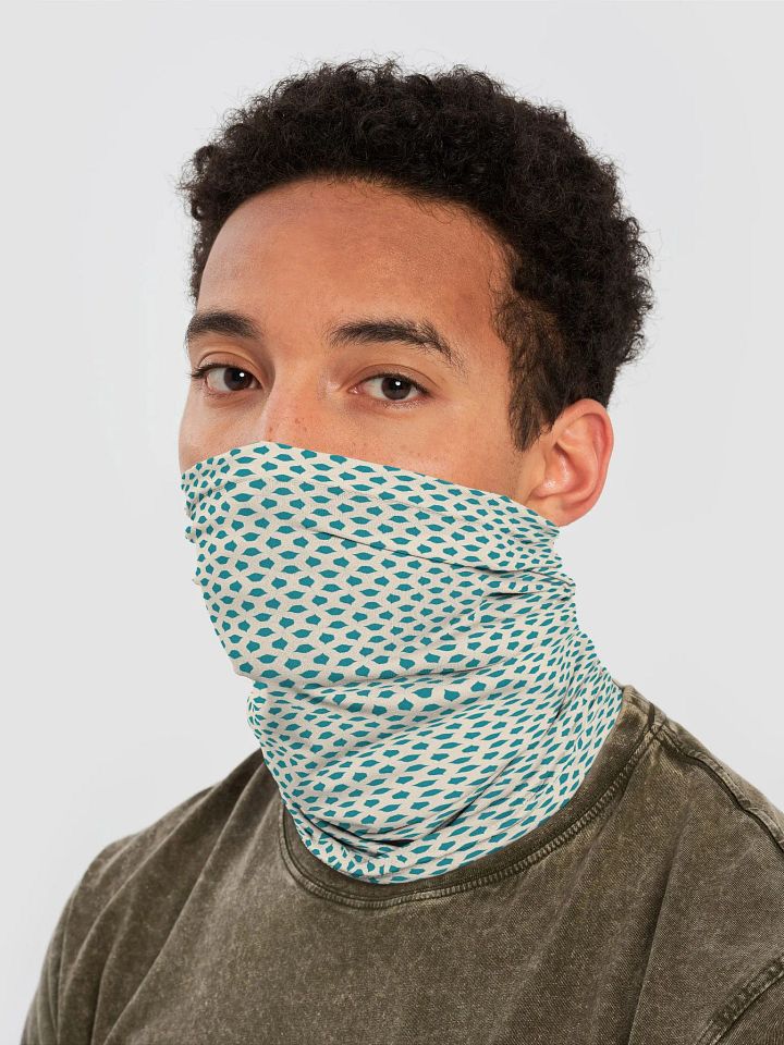 Blue Leaves Neck Gaiter product image (2)
