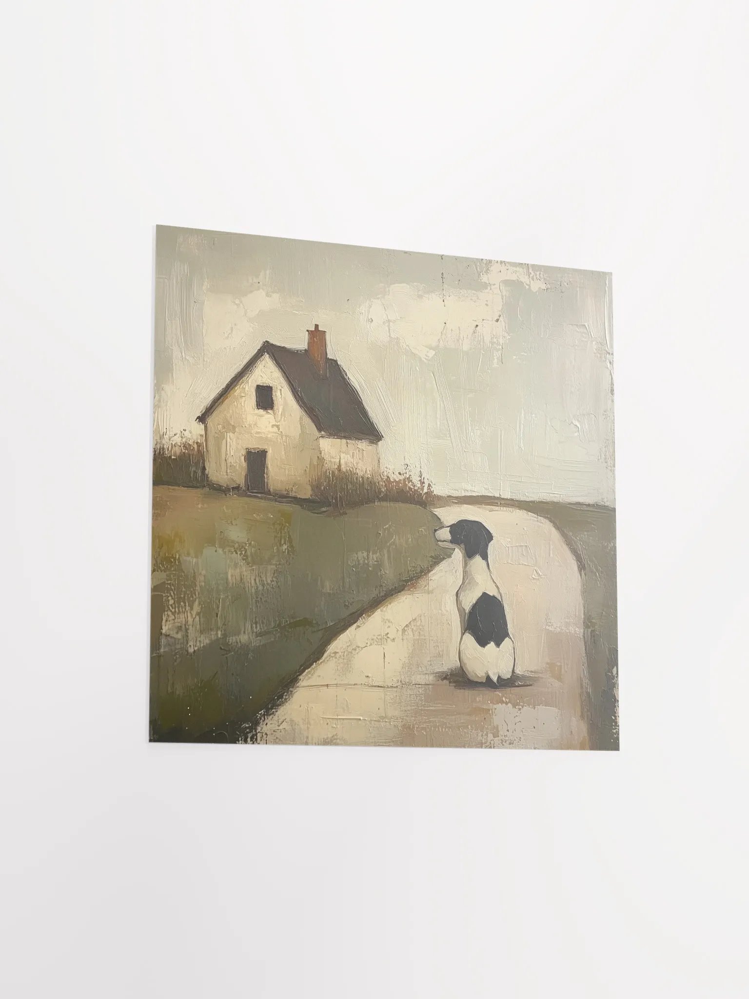 Farmhouse Sky: Dog on Path Home Art Print product image (3)
