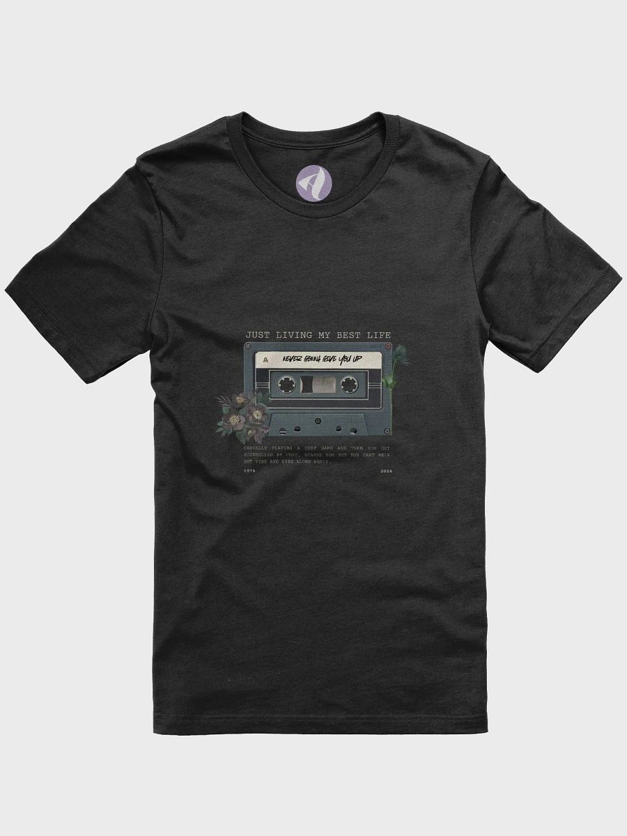 Never Gonna Give You Up Cassette Tape T-Shirt product image (1)