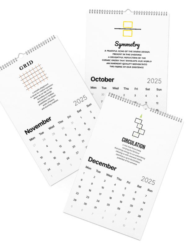 Implied 2025 Calendar : A Year of Positivity and Purpose-Now $10.50 Use promo code VIBES4LOVE at checkout product image (10)