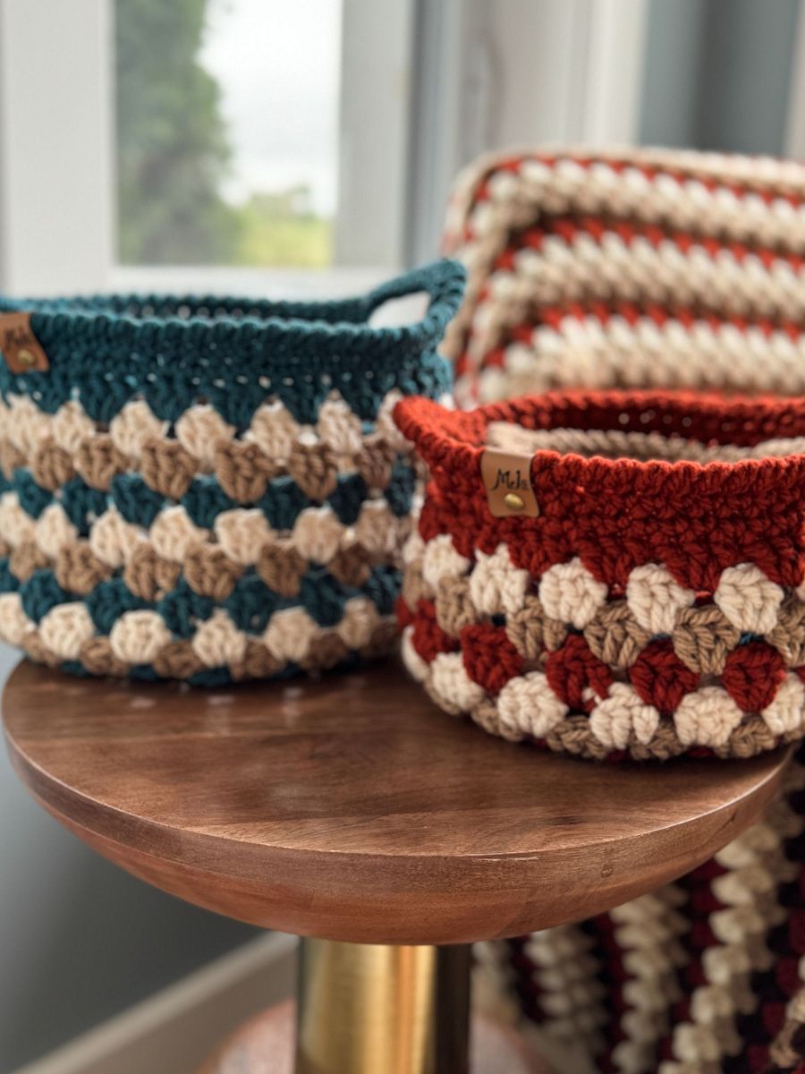Fall For Granny Basket Crochet Pattern product image (10)
