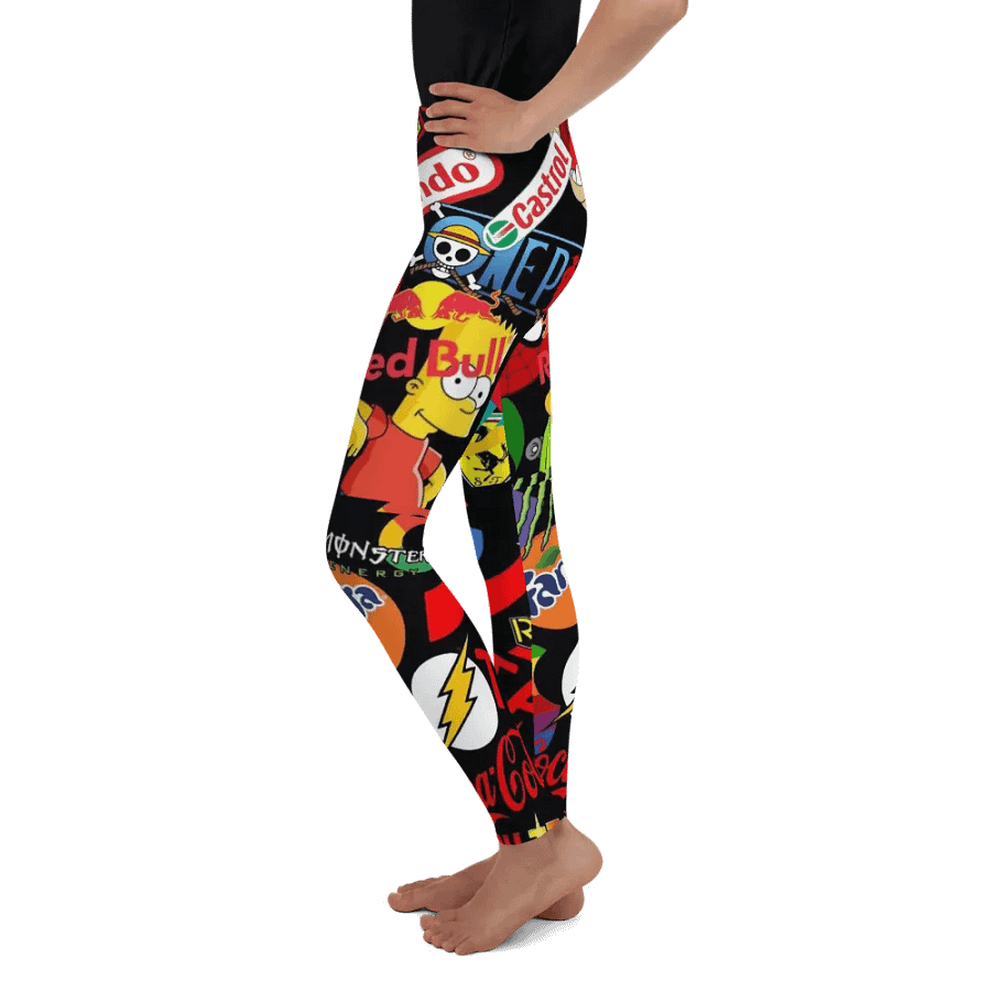 Kids Leggings – Famous Brands Print for Trendy & Stylish Look product image (9)