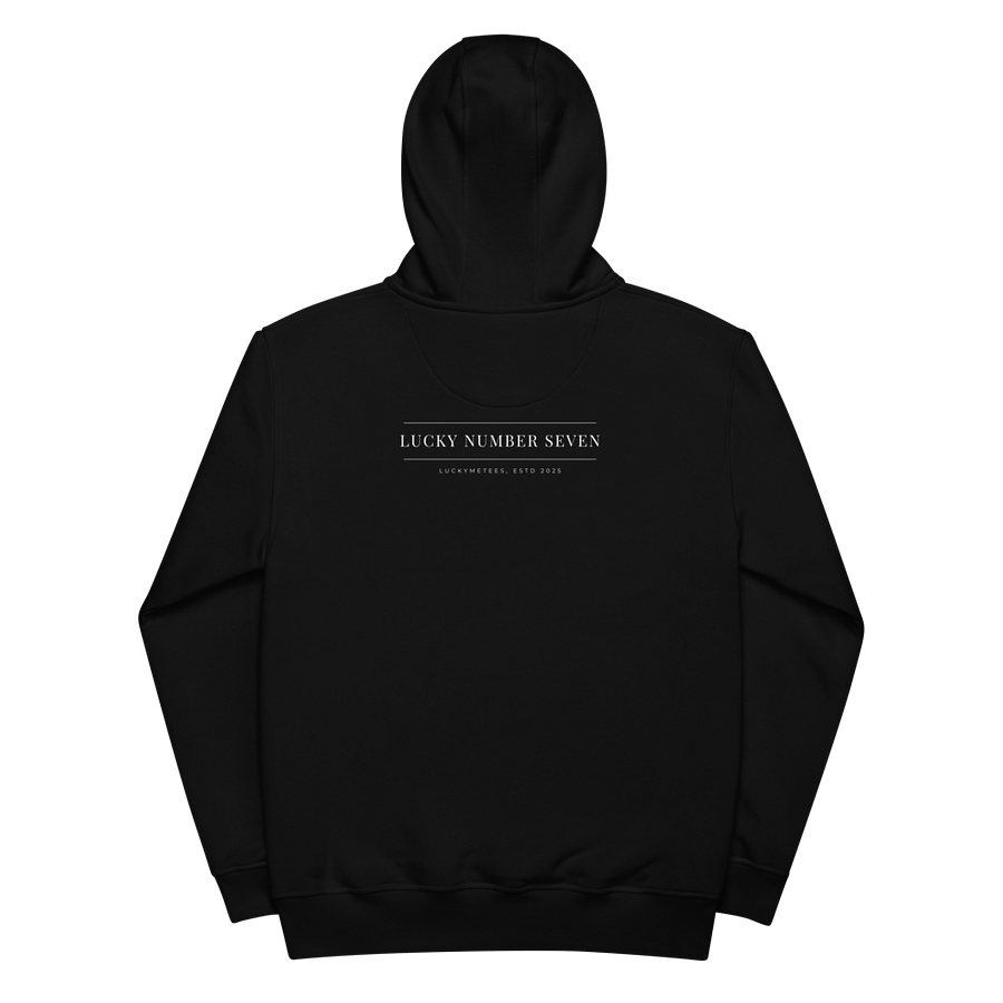 LUCKY NUMBER SEVEN Abstract Elegance Eco Hoodie product image (6)