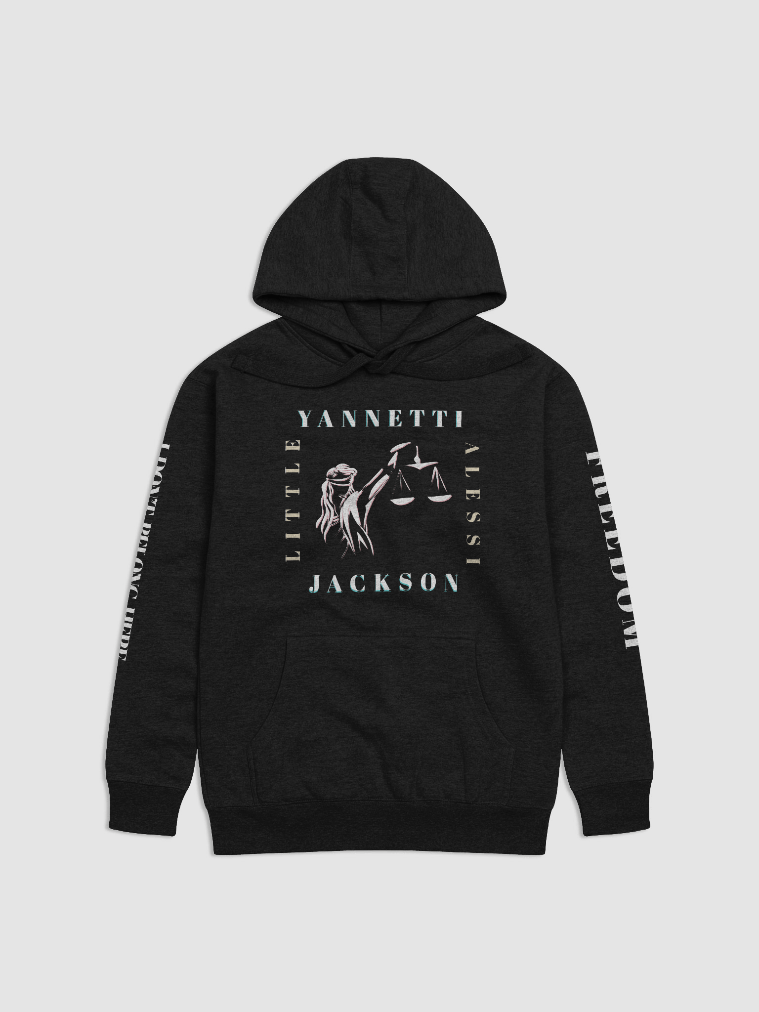 IDBH - The Attorney's - The Softer/Lighter Black Hooded Sweatshirt product image (1)