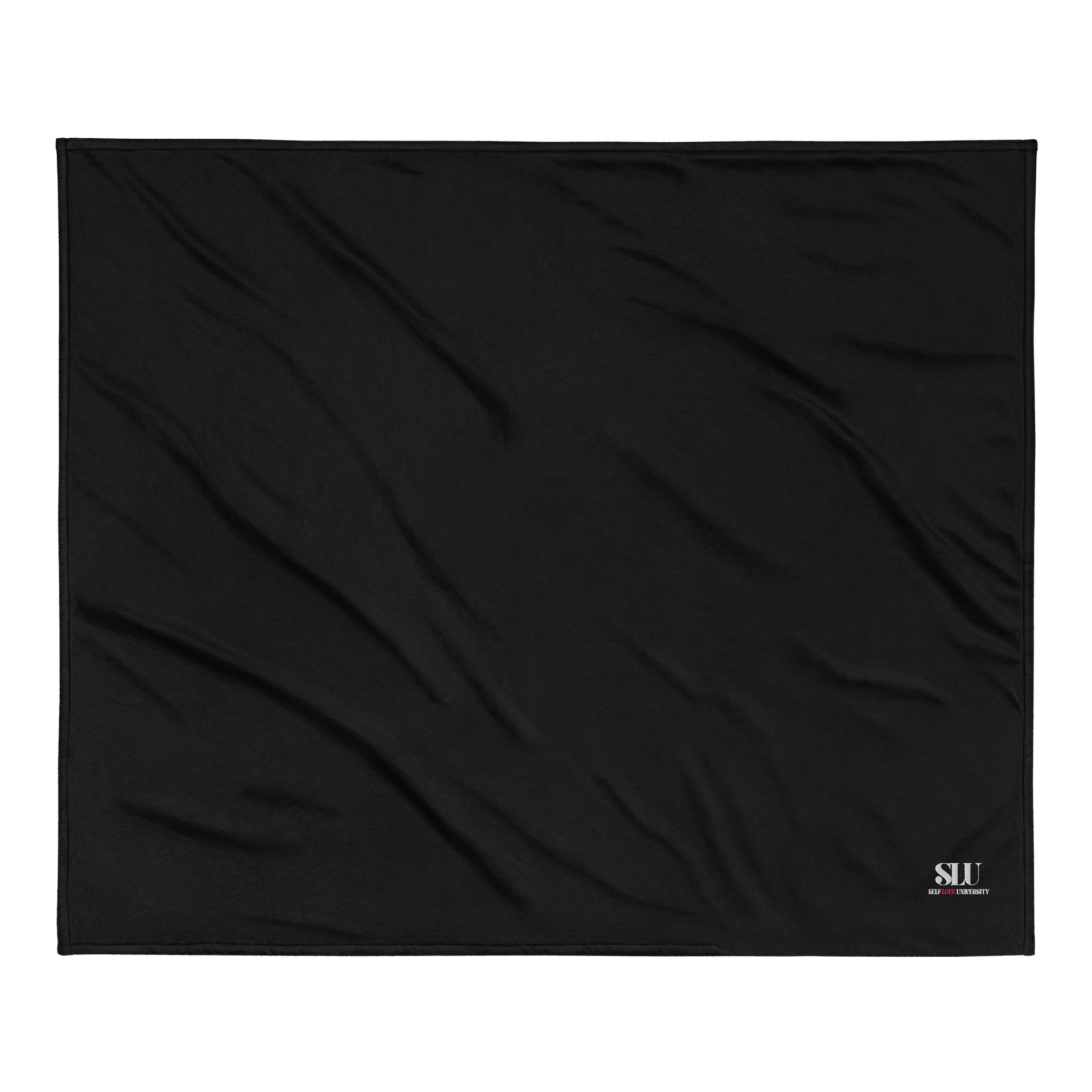 Self Love University (SLU) LOVE Embroidered Premium Sherpa Blanket product image (4)