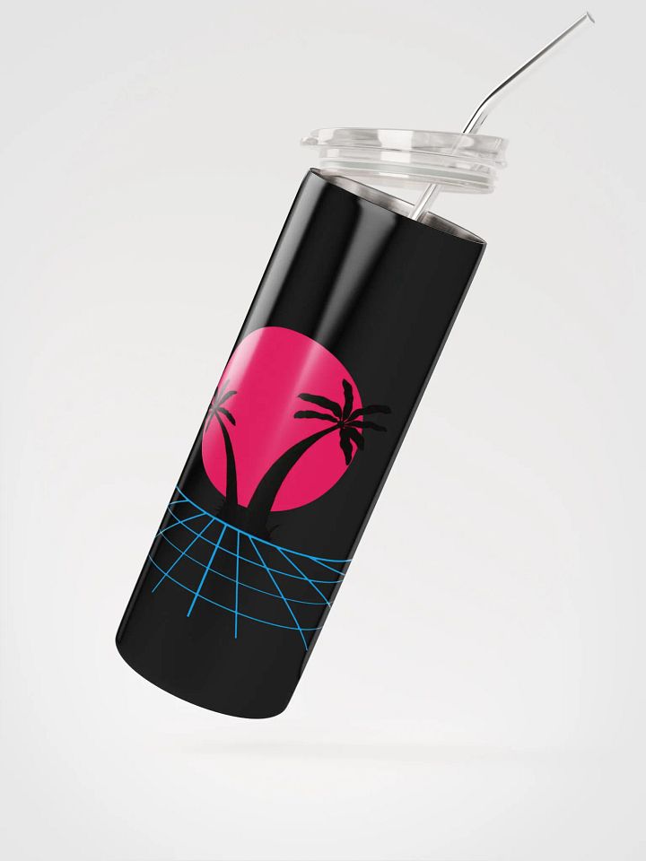 Retro-Futuristic Steel Tumbler product image (2)