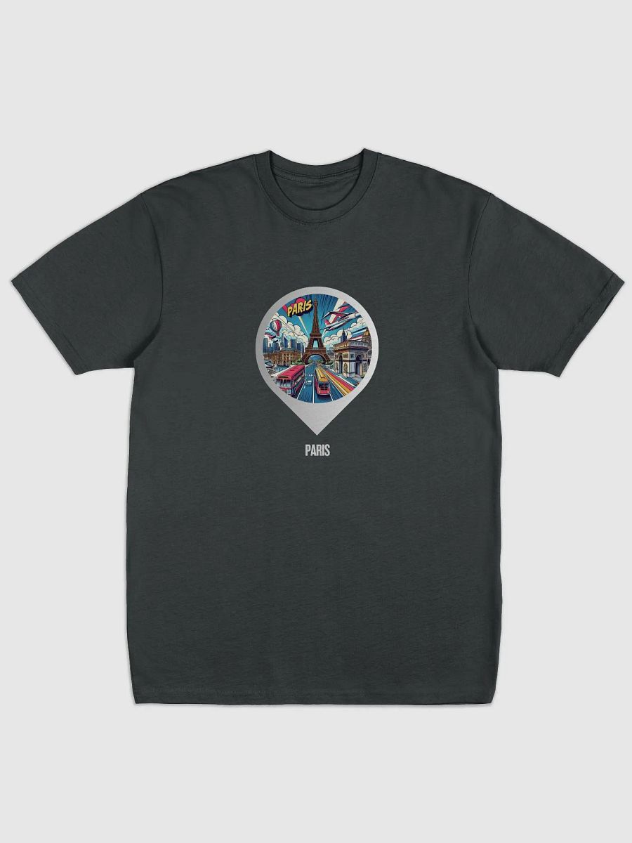 Parisian Adventures Men's Tee | AI Design Paris city France product image (2)