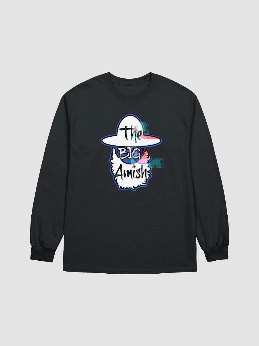 Glitched Amish Silhouette Long Sleeve Tee product image (1)