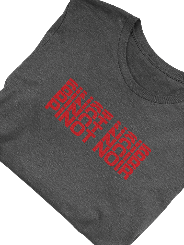 Pinot Noir Faded Text T-Shirt – Burgundy-Inspired Wine Aesthetic product image (1)
