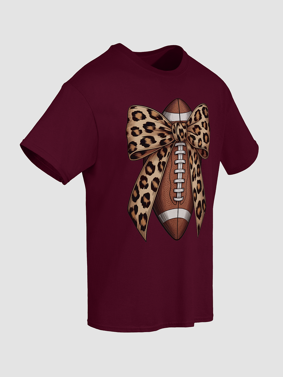 Leopard Bow Football Tee product image (87)