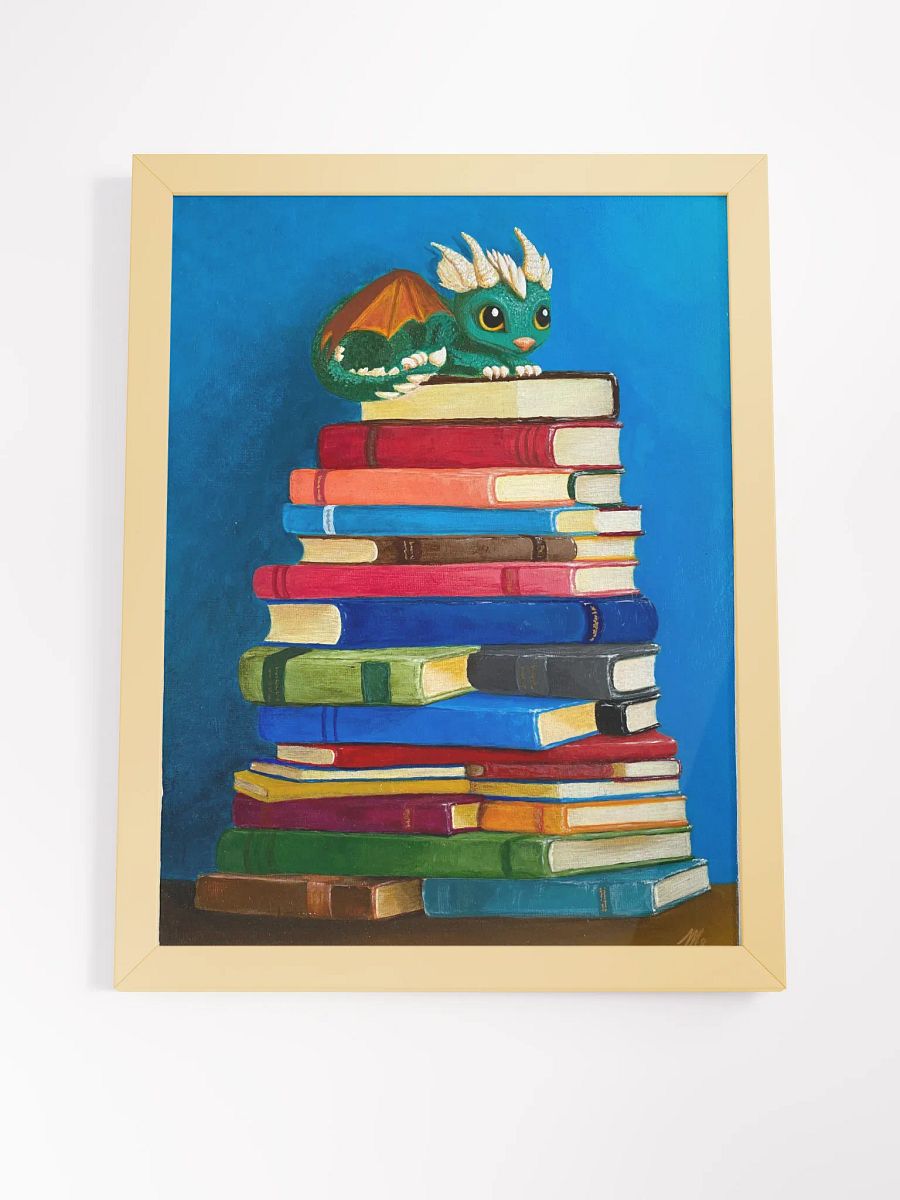 Poster Print of Spellbound : The Book Nook Dragon product image (8)