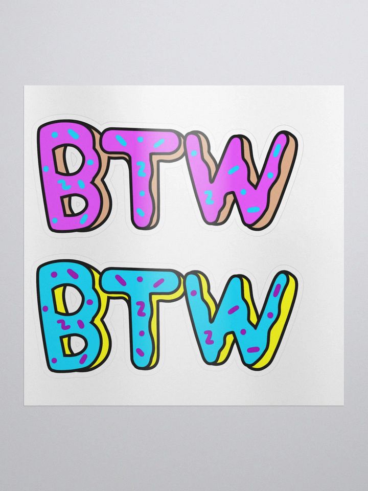 BTW Stickers product image (1)