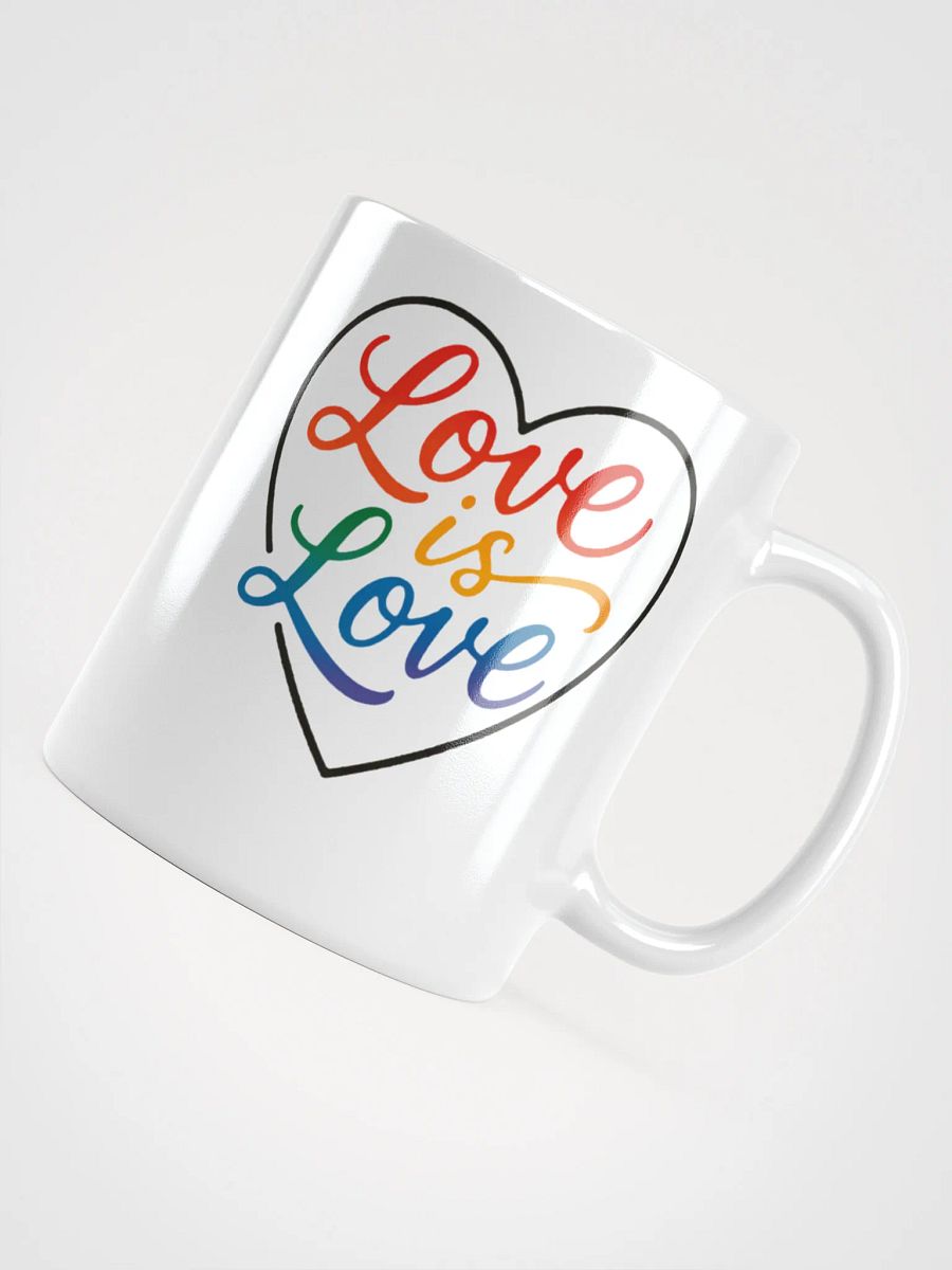Love is Love Pride LGBTQ+ Rainbow Heart Mug product image (11)