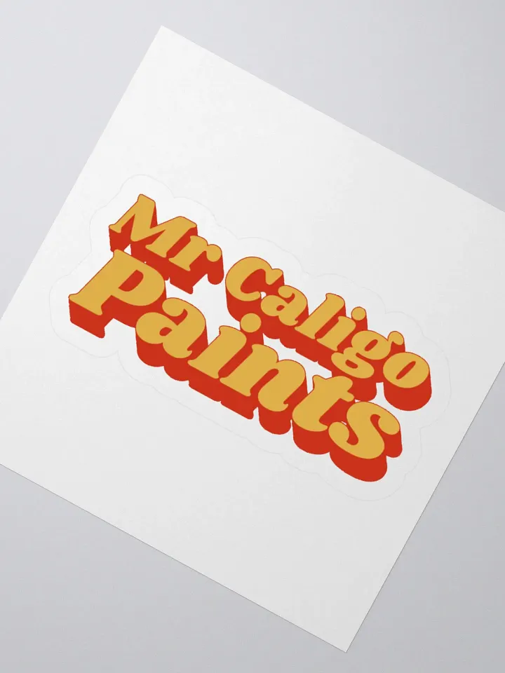 Mr Caligo Paints - Kiss Cut Sticker product image (5)