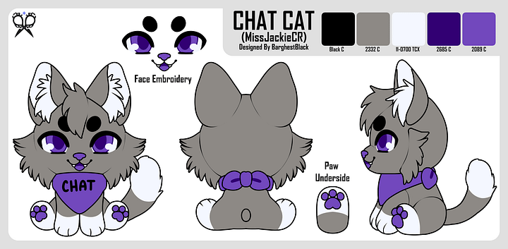 Chat Cat Plushie [PRE-ORDER] product image (2)