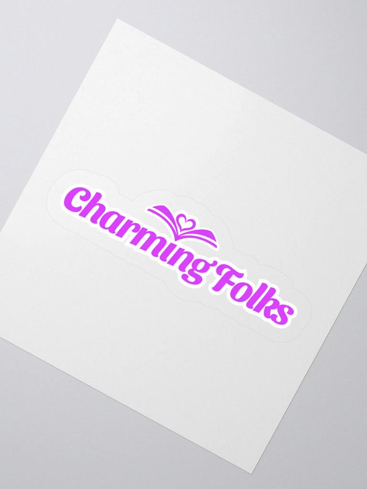 Charming Folks Logo Sticker product image (5)
