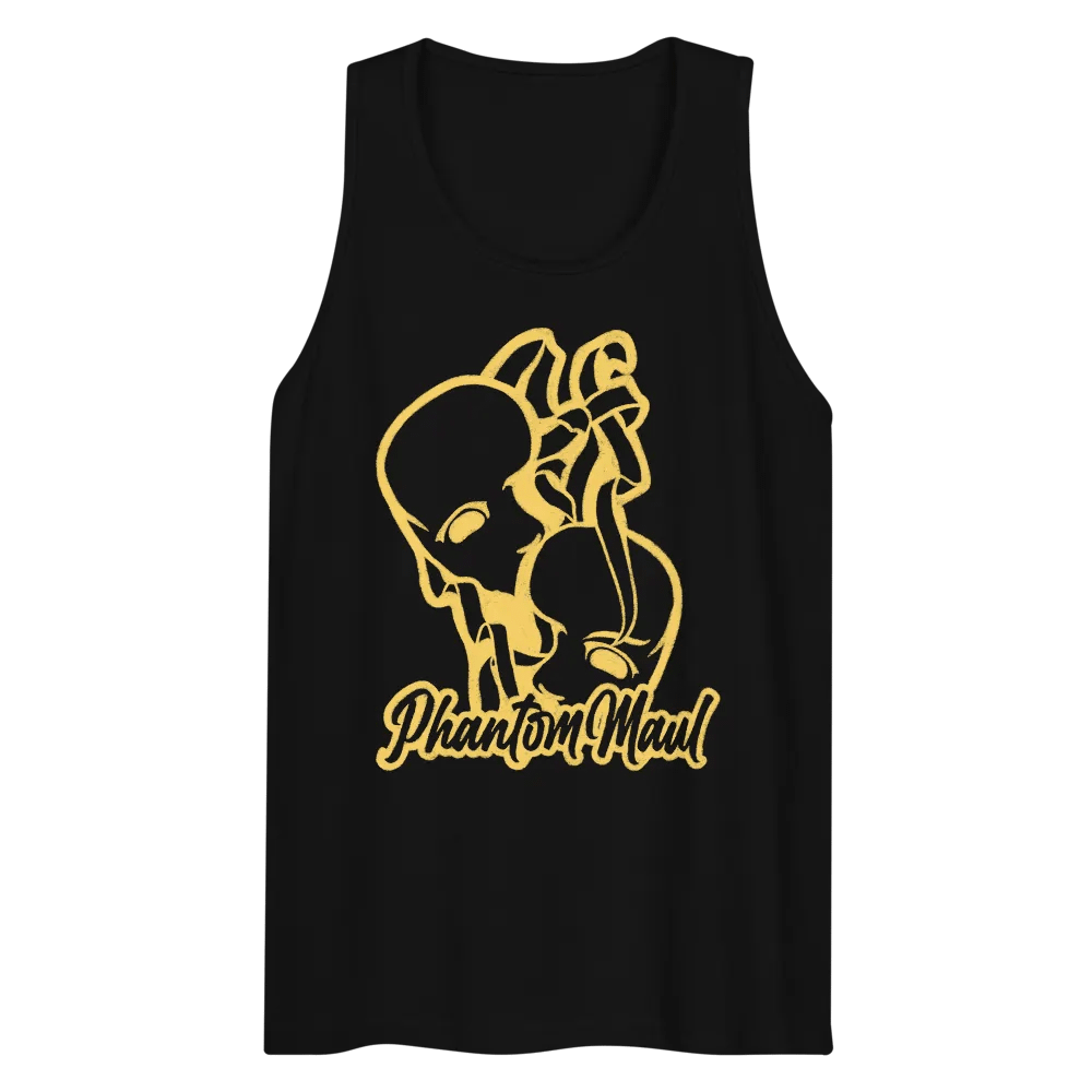 Yellow Big Logo Men's Tank Top product image (24)