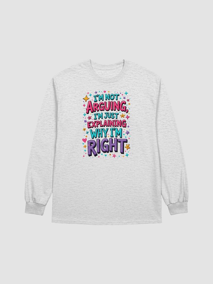 Playful Explanation Long Sleeve Tee product image (2)