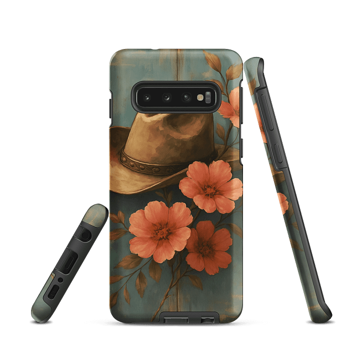 Floral Cowboy Hat Samsung® Tough Case product image (1)