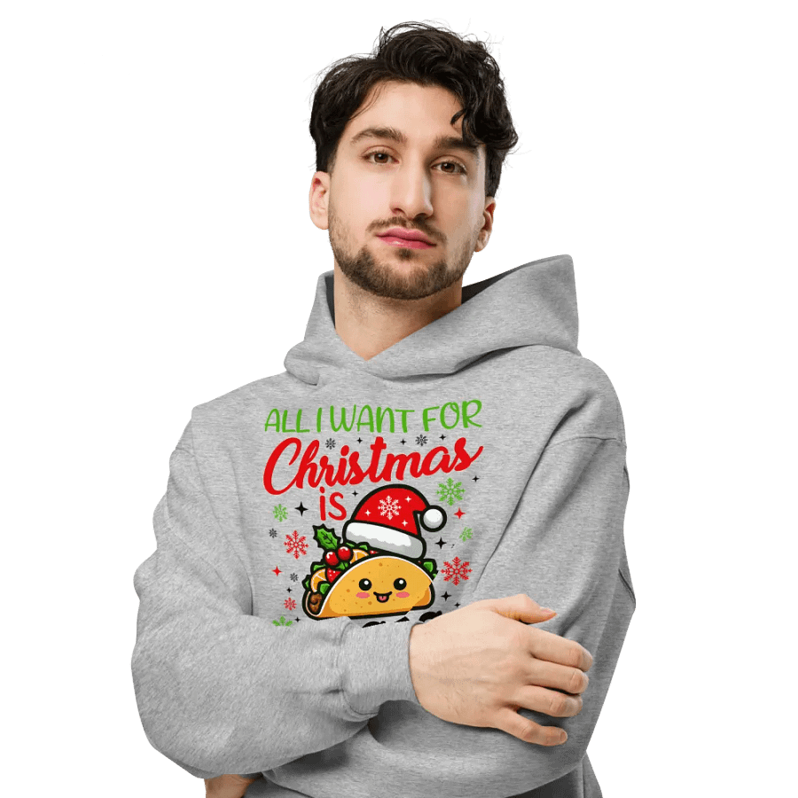 Festive Taco Christmas Hoodie product image (16)