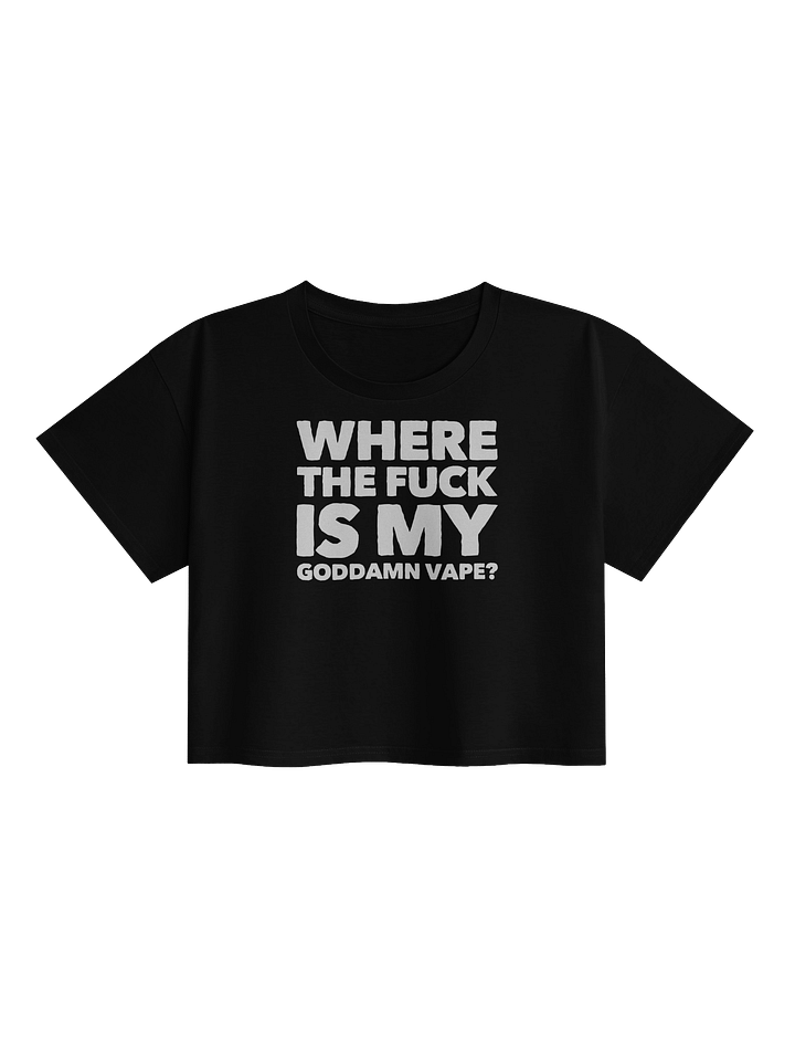Where's My Vape? Crop Top product image (1)