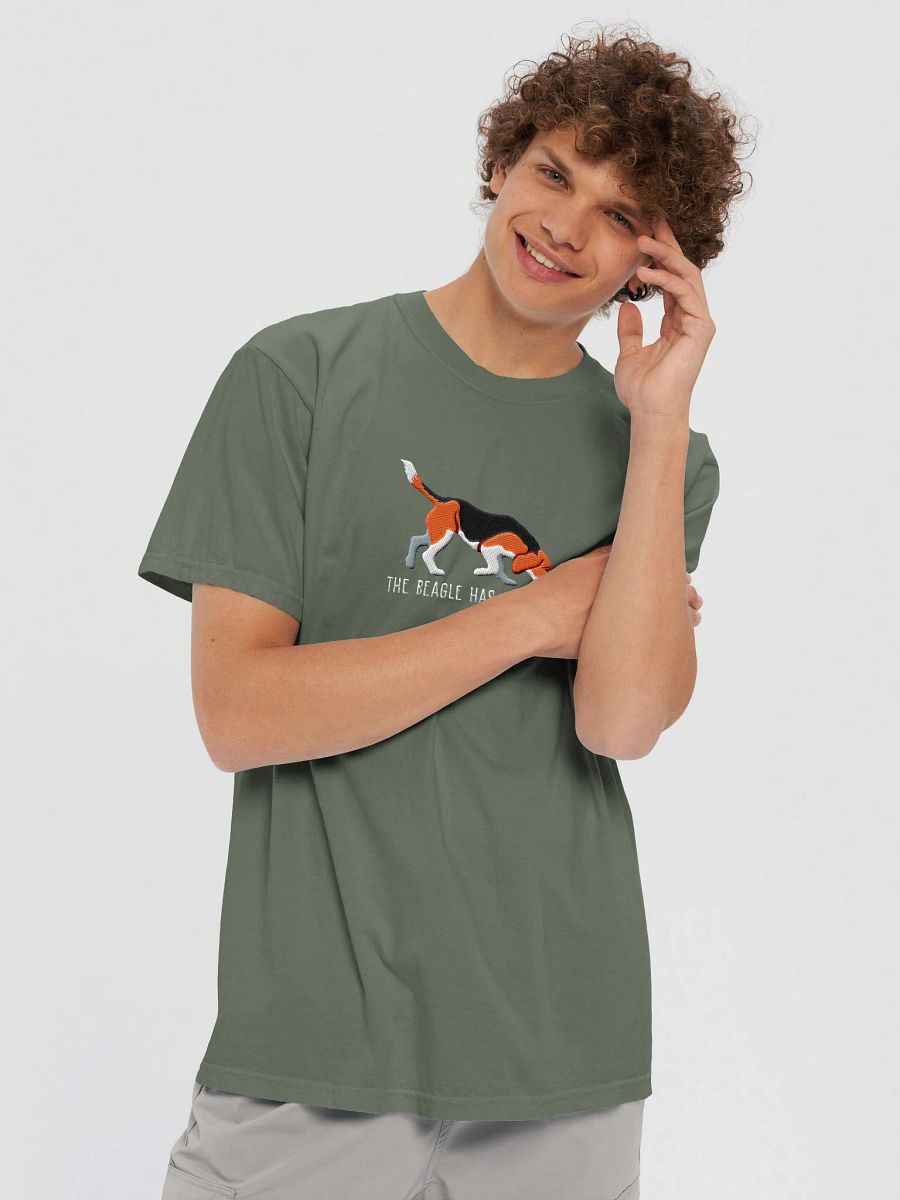 The Beagle Has Landed T-Shirt(Embroidered) of a Beagle product image (13)
