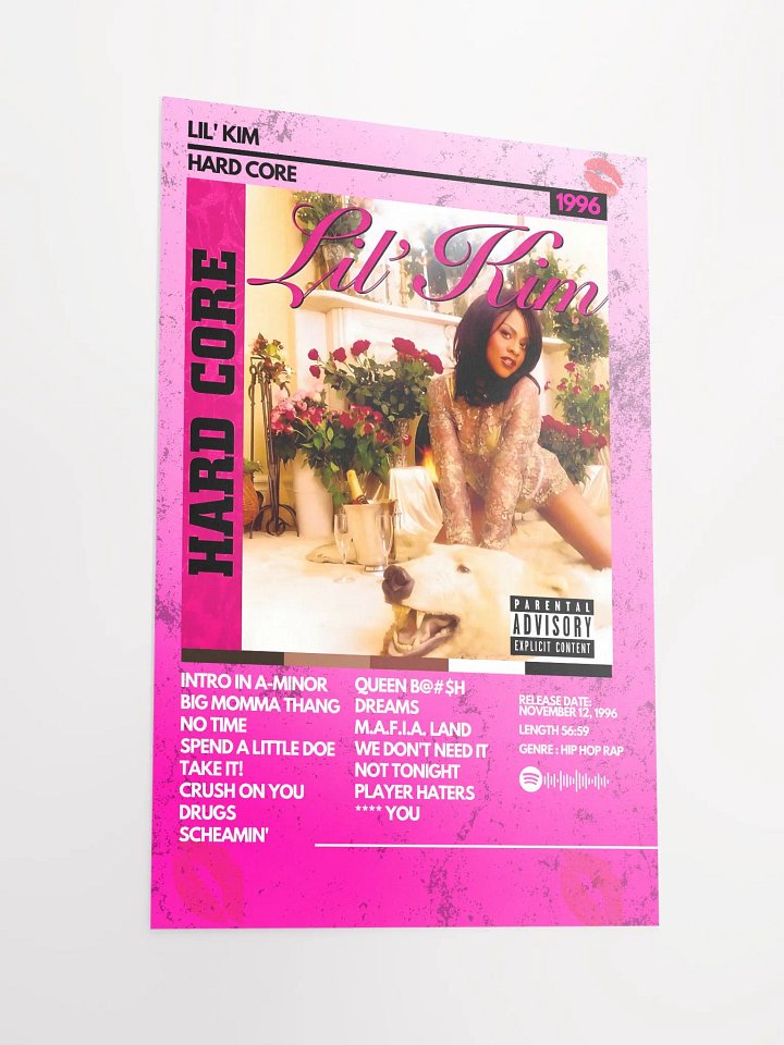 LIL KIM HARDCORE ALBUM POSTER product image (2)