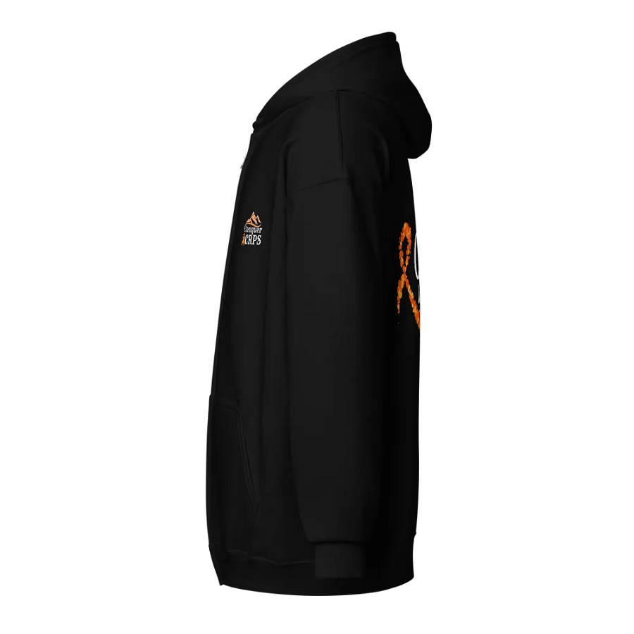 CRPS Warrior Bubble Awareness Ribbon Zip Hoodie product image (3)