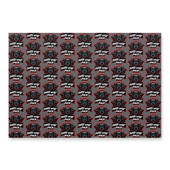 Wild Wolf Pack Wrapping Paper Set product image (1)