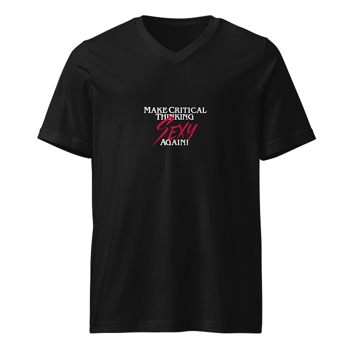 Make Critical Thinking Sexy Again! Men's Soft V-Neck product image (1)