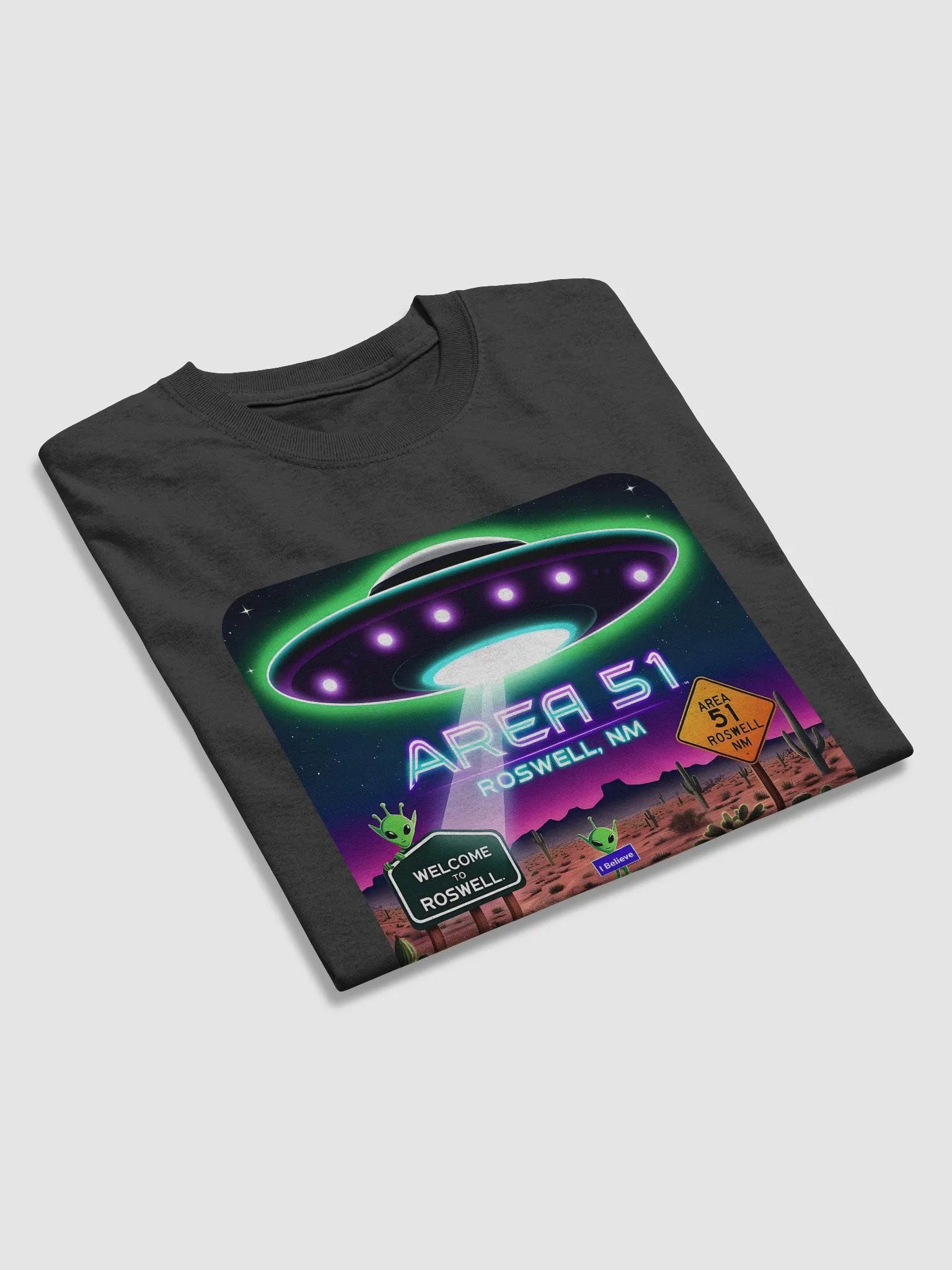 Area 51 Roswell New Mexico Souvenir Travel Parody T-Shirt product image (5)