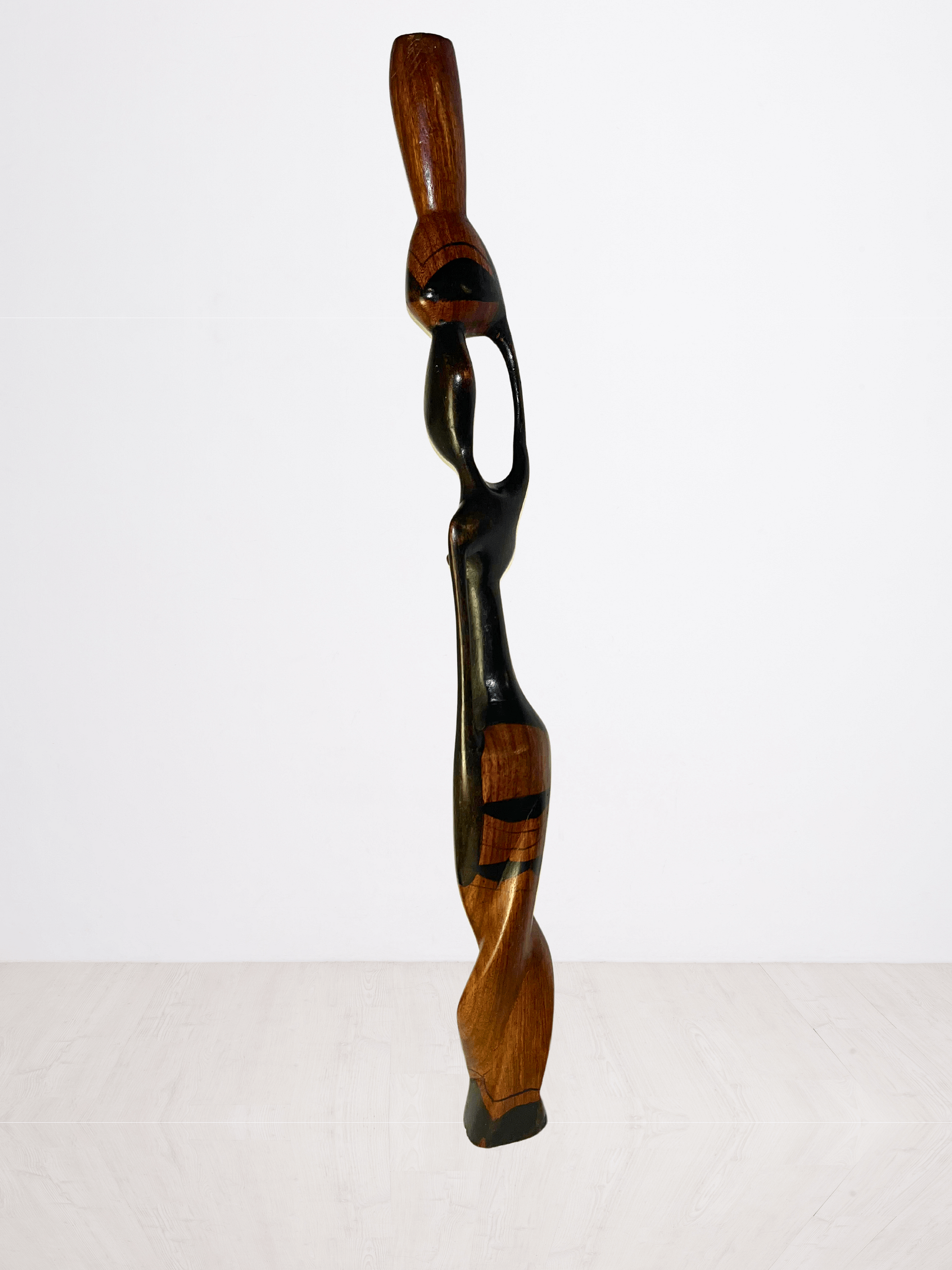 Handcarved Wooden African Woman Sculpture product image (5)